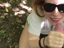 blowjob cock outdoors