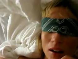 blindfolded facial cum throat