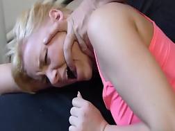 blond mother facial anal