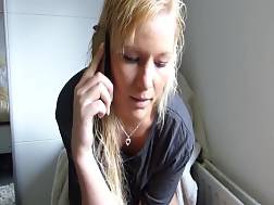 blonde phone fuckin herself