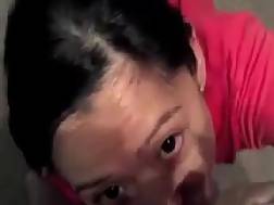 oriental milf jizz swallow