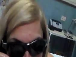 blond mom blowjob