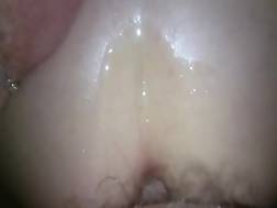 penetrates oiled ass dong