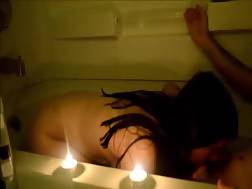 couple romantic penetrate bathtub