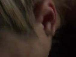 blonde swallows throat