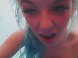 skinny teen drills herself