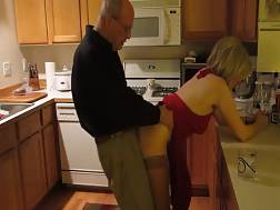 mature bends wife