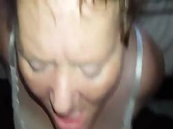 grandmother big facial cum