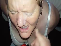grandmother big facial cum