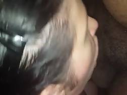 white mother deepthroating huge