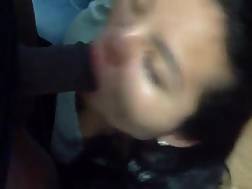 asian blowing black pecker