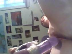 teen masturbates dildo