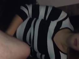 girlfriend giving head shaking