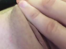 shaved pussy fingered