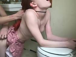 young twat plowed bathroom