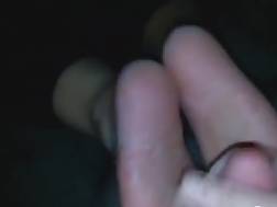 wanks cock feet