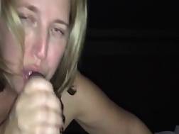 blond mother sucking black