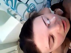 teenager massive facial jizz