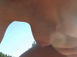 mature outdoors blowjob banging