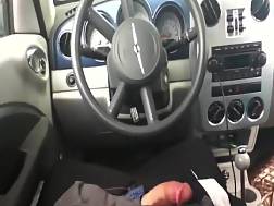 wife sucking penis car