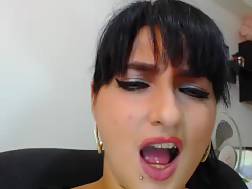 darkhaired blowing huge fat