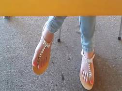 asian feet public
