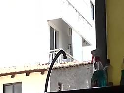 smoking flashing blondie