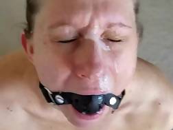 ballgag facial