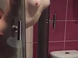 wifey caught penetrating shower