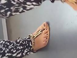 sexy feet inside public