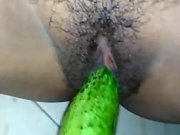 girlfriend twat cucumber