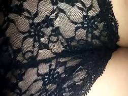ass black panties