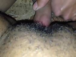 pecker unshaved black twat