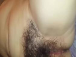 boobed shows unshaved twat