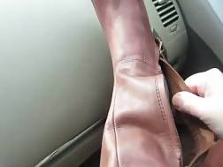 wife boots car