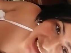 darkhaired maid sucking dick