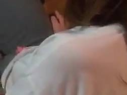 exposing tits shaking backside