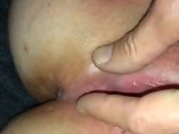 closeup vagina banging creampie