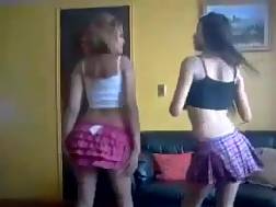 2 sexy teens dancing