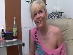 fast amateur video blond