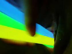 penetrating twat glowsticks