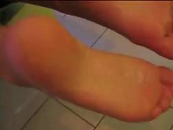 footjob ends jizz lovely