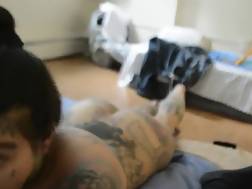 tattooed hispanic doggy fucked