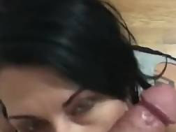 wife blowing tattooed penis