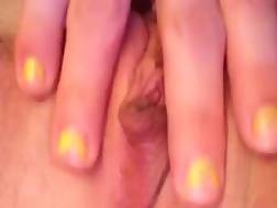 fingers pleasure button jizz