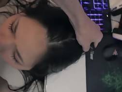 asian gamer blowjob fuck