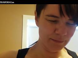 boobed unshaved mom playing