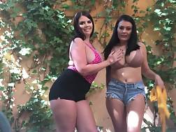 2 huge titty outdoor