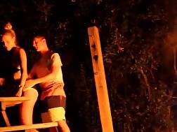 young couple outdoor penetrate