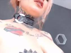 tattooed pierced nipples twat